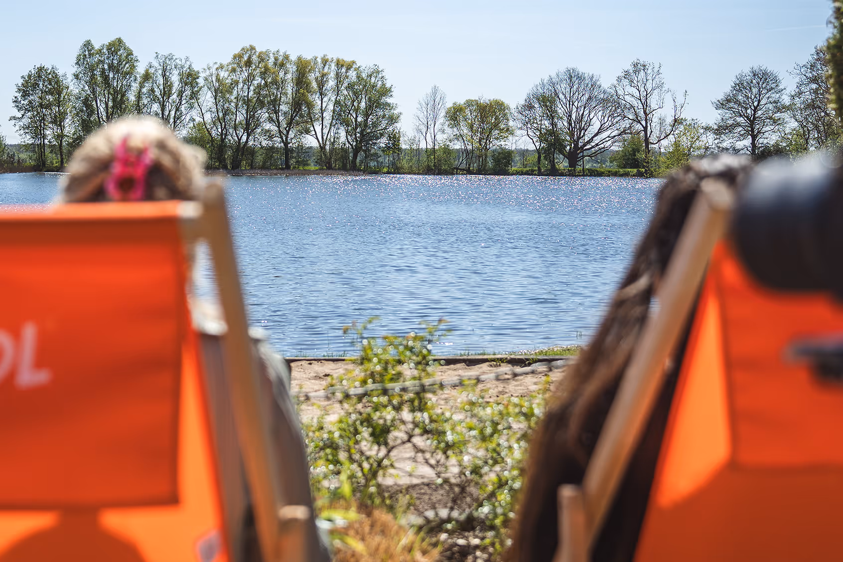Getränke und Snacks an der Bar am See in Groß Lüsewitz.